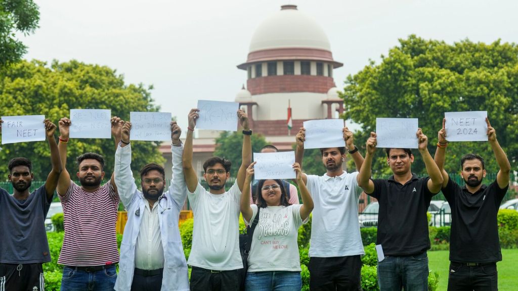 NEET-UG 2024 ‘paper leak’: Entire paper solved in 45 minutes? CJI Chandrachud flags NTA’s ‘hypothesis’