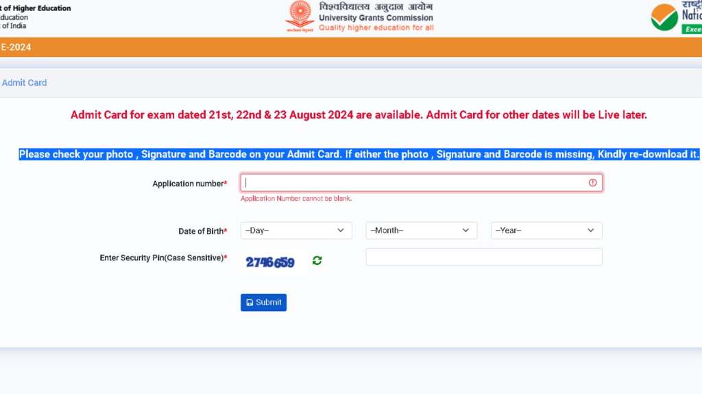UGC NET June 2024 exam admit card for August 21-23 exams OUT. Direct link, how to&nbsp;download