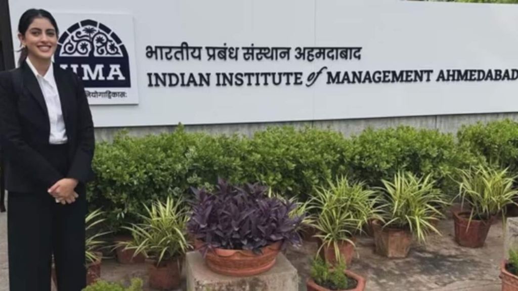 Amitabh Bachchan’s granddaughter Navya Nanda gets admission in IIM Ahmedabad: ‘Dreams come&nbsp;true’